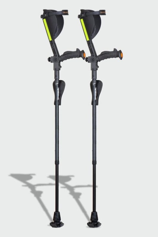 Ergobaum 7G Adult Forearm Crutches (Pair) Mediplus Mobility